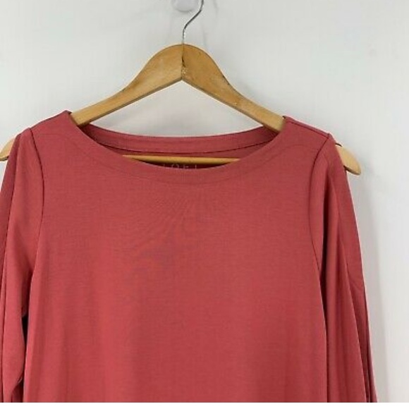 Ann Taylor Loft Womens Pullover Knit Top Cut Out Sleeves Small - Picture 2 of 5